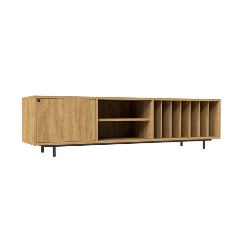 Szafka RTV-86 Drewno Lite Dąb Loft Lakier Rozmiary od 100 cm do 200 cm PREMIUM